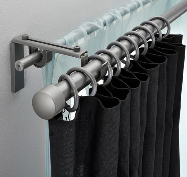Curtain-rod-combination