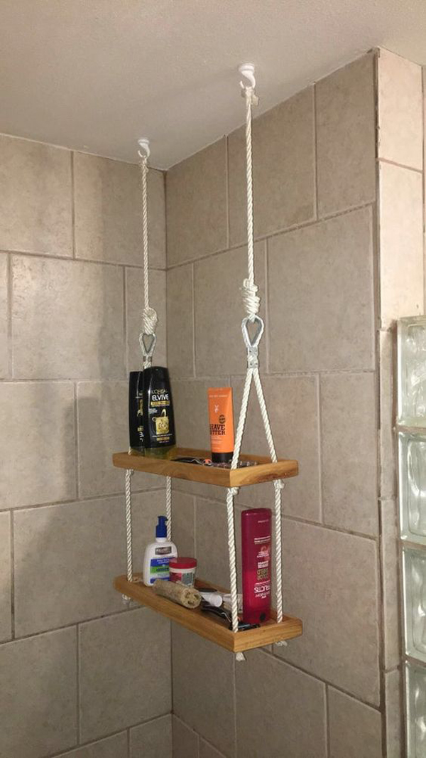 Swing-shower-storage