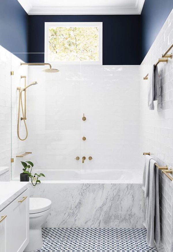 White-and-dark-blue-bathroom-design