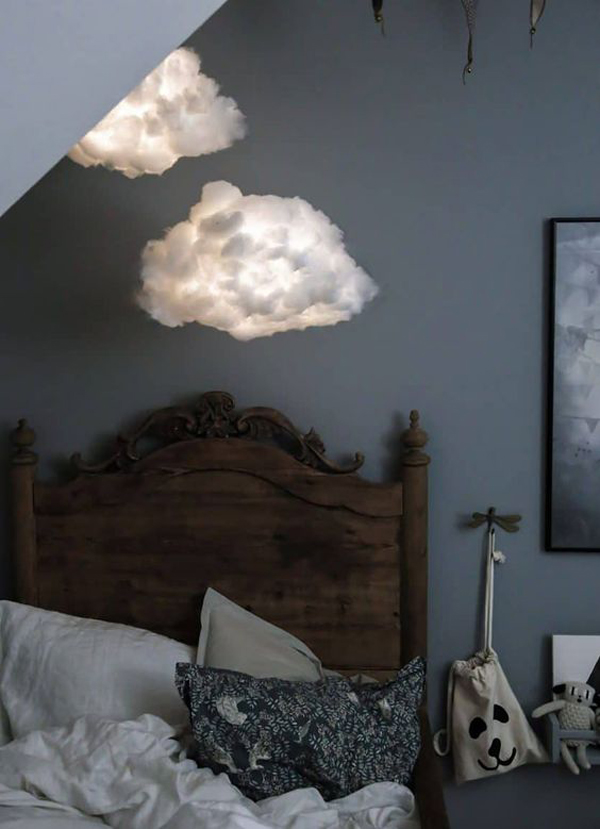 Kids-room-decoration-with-white-cloud