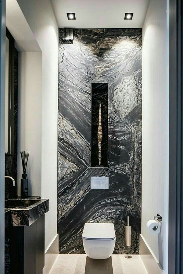 Beautiful-modern-bathroom-with-black-and-white-marble