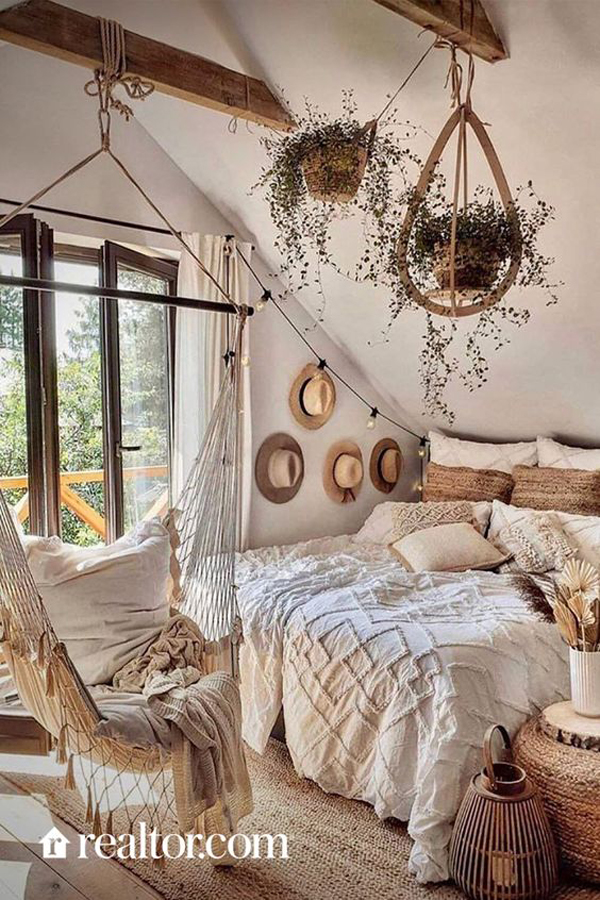 Pretty-Bohemian-bedroom-design