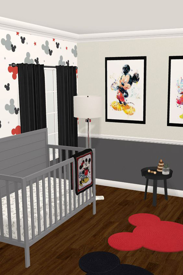 Nursery-with-Mickey-theme