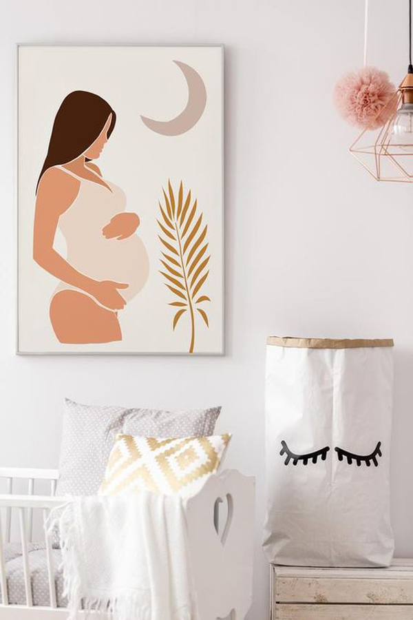Pregnant-woman-printable-art