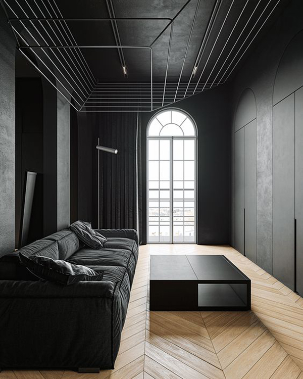 Beautiful-black-room-design