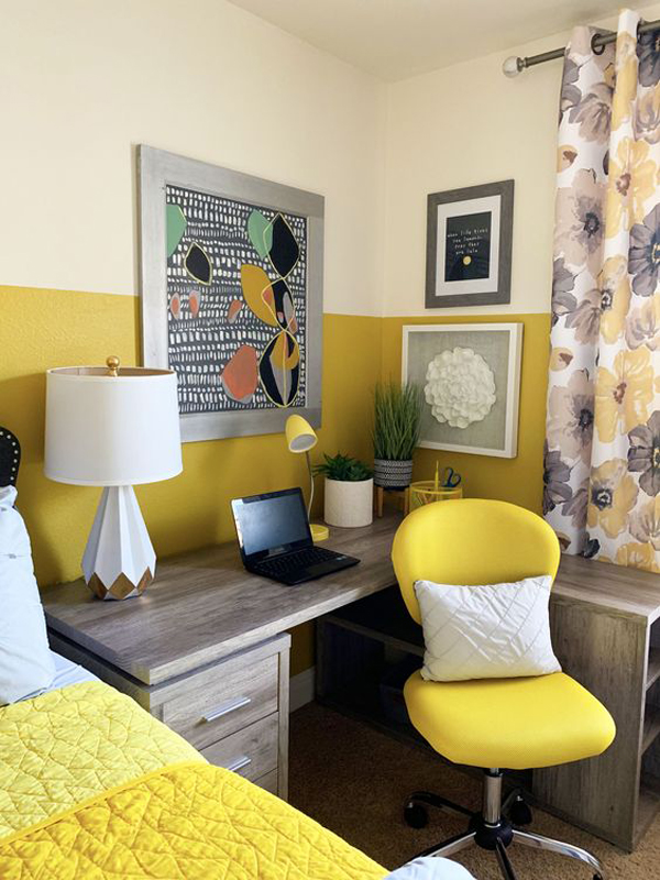 Yellow-desk-ideas