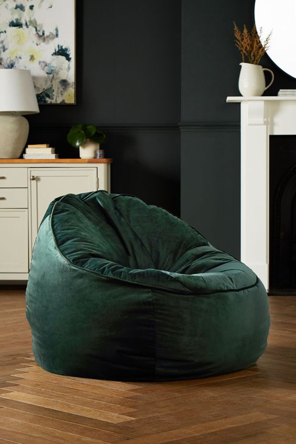 Green-bean-bag-chair