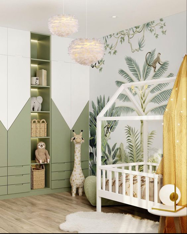 Kids-room-with-jungle-theme