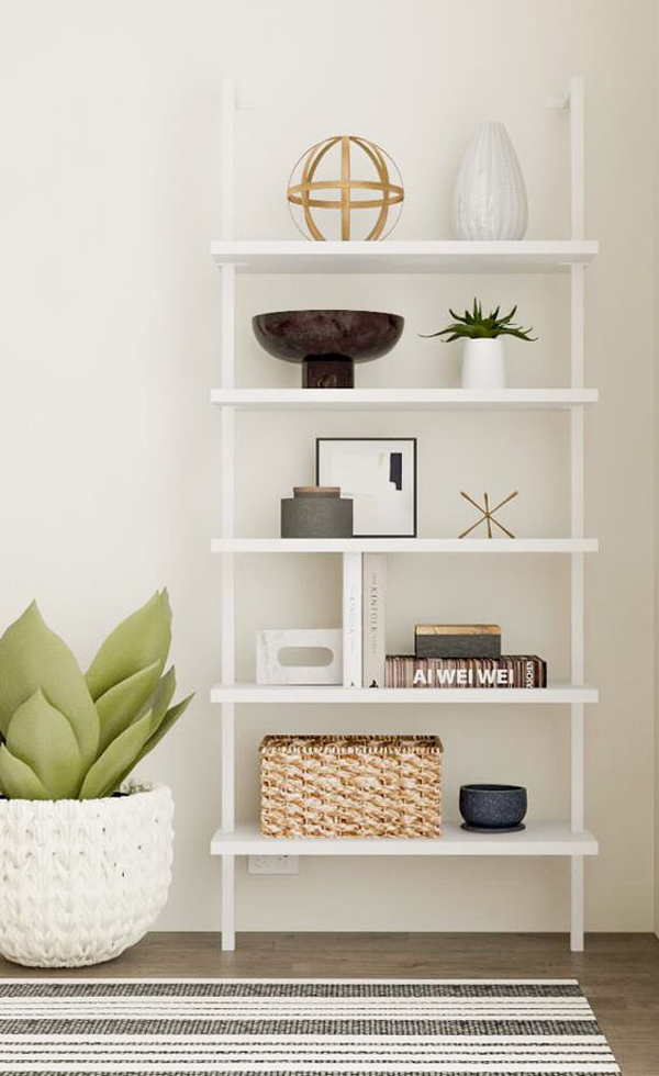 Beautiful-Wall-bookshelf-in-white-color