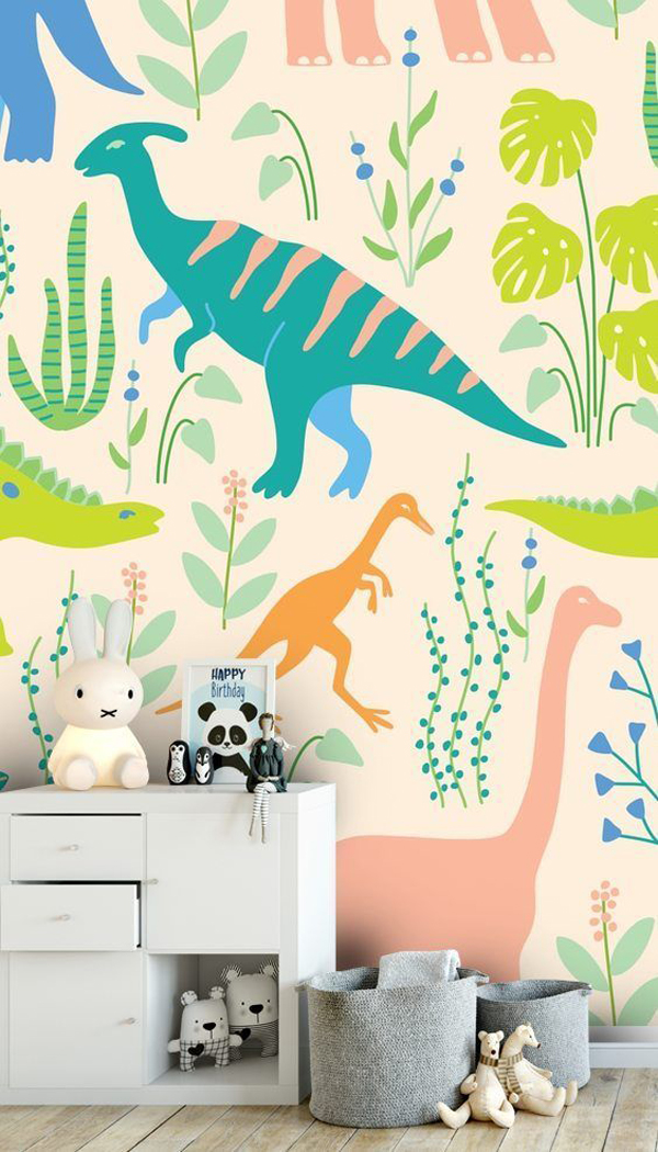 Colorful-wallpaper-decor-for-your-kids-room