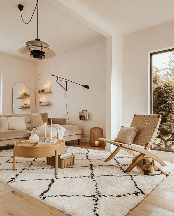 Elegant-and-pretty-Boho-living-room